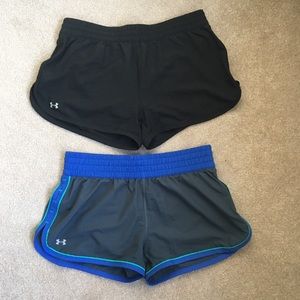 Under Armour running shorts x2 (Medium)